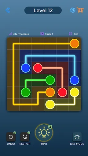 Gameplay screenshot 2 from Dot Link - Connect the Dots - Puzzle game
